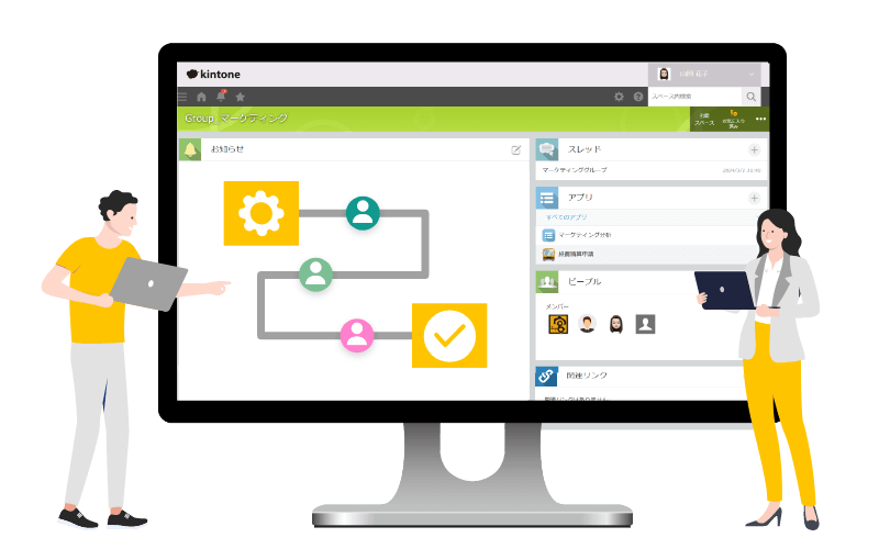 kintone-workflow kintoneのワークフロー構築-コンサルティングパートナー