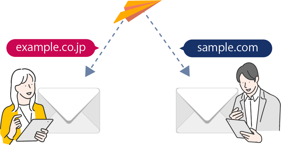 異なるドメインでメール配信が可能です {{brizy_dc_image_alt imageSrc=
